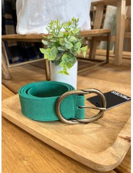 Ceinture en suédine pepper green