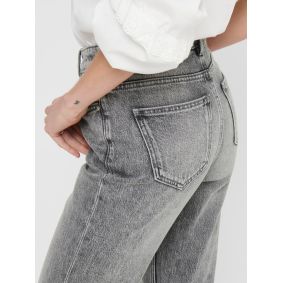 Jeans coupe droite gris