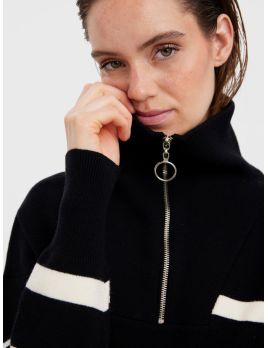 Pull en maille à rayures