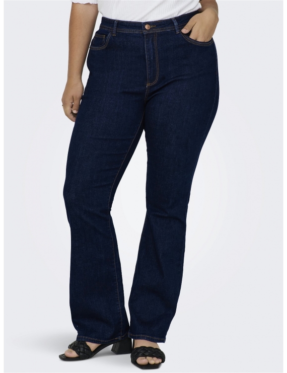 Jeans coupe flare curve