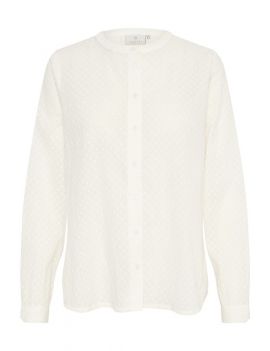 Chemise blanche avec plumetis