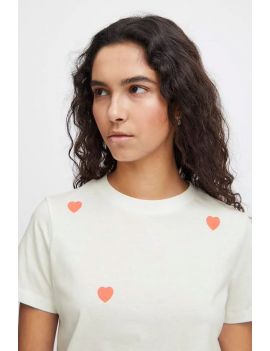 Tee-shirt imprimé coeur