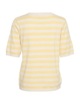 Pull en maille manches courtes