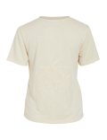 Tee-shirt polyester recyclé col V lurex