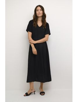 Robe longue manches courtes