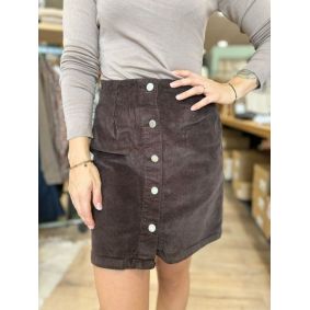 Jupe courte en velours