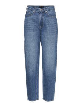 Jeans coupe Mom taille haute