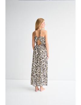 Robe mi longue dos nu...