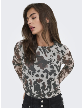 Top esprit western en mesh