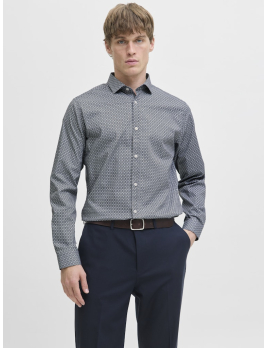 Chemise slim fit imprimée