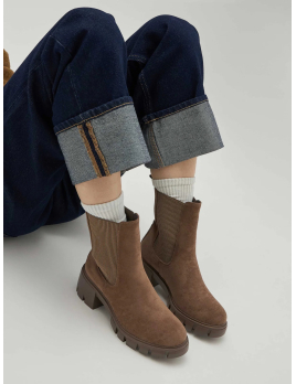 Bottines Chelsea Hérine marron