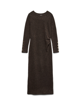 Robe pull longue chocolat –...